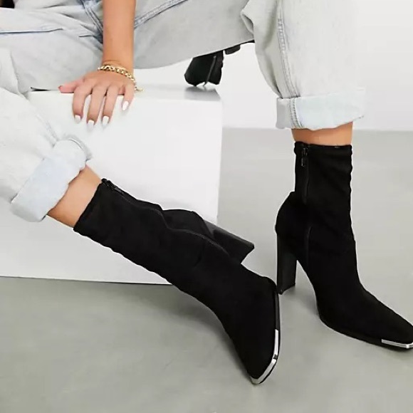 ASOS Design Electra Sock Boots - Picture 2 of 4